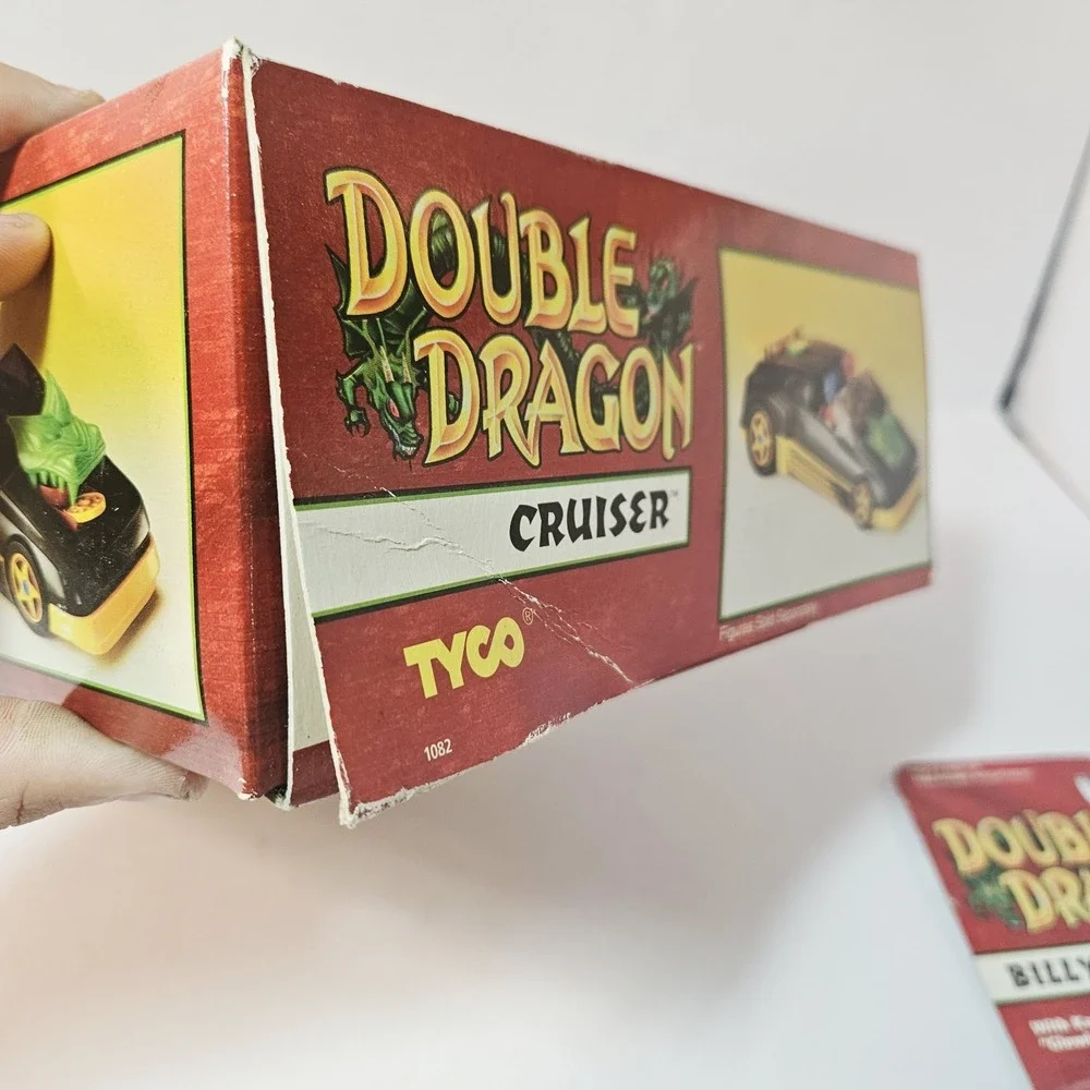 1993 Tyco Double Dragon Cruiser Car New In Box With Character Billy Lee